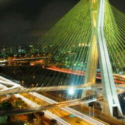 Ponto estaiada em São Paulo