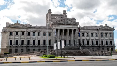 Palácio legislativo del uruguai na cidade de montevidéu