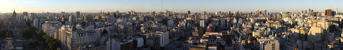 Foto panorâmica de Buenos Aires