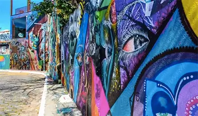 Beco do Batman em São Paulo